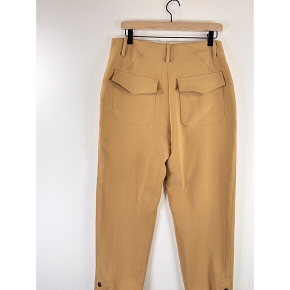 VERONICA BEARD Pants Brown Manisha Utilitarian Joggers Safari Trouser Size 6 - Picture 9 of 12